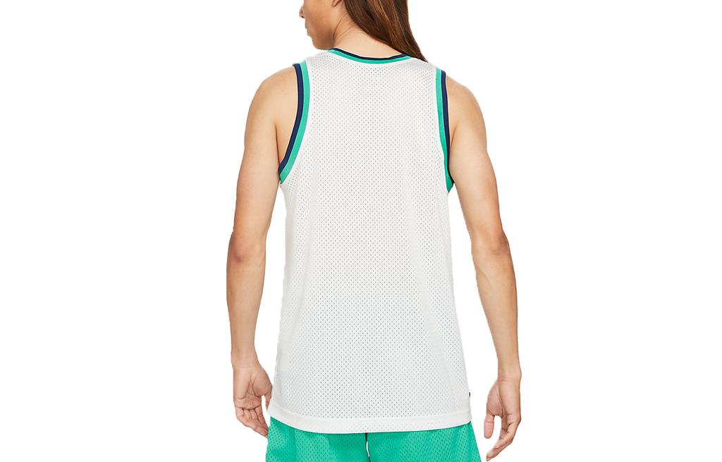 Nike Basketballtrikots Herren Weiß Moderat Gerader Schnitt DA5685-121