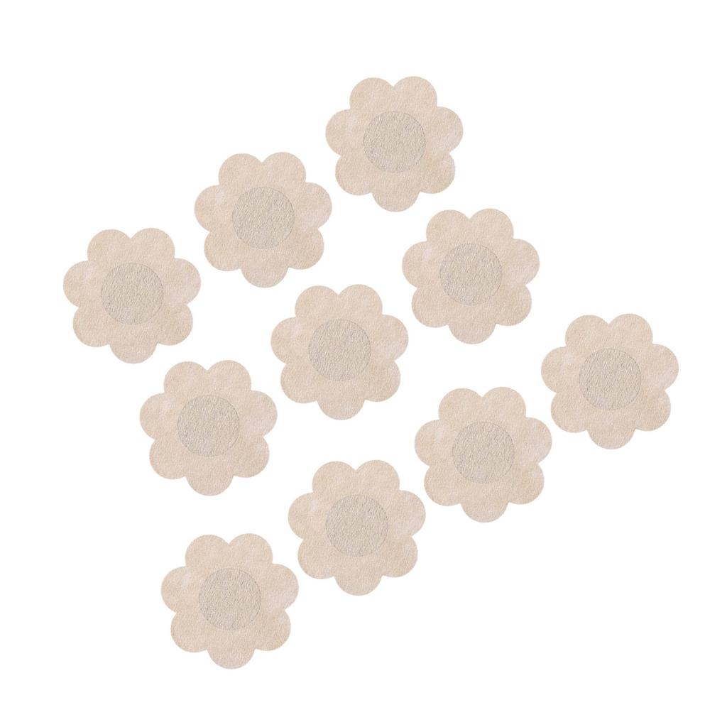 10 Pieces Nipple Cover for Women, Breast Pad, Soft Pasties, Seamless Tape,