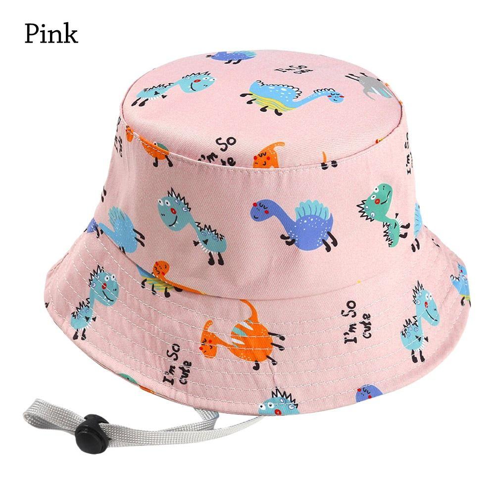 UV Protection Sun Cap Cotton Polyester Beach Cap Outdoor Kids Bucket Hat  Kids