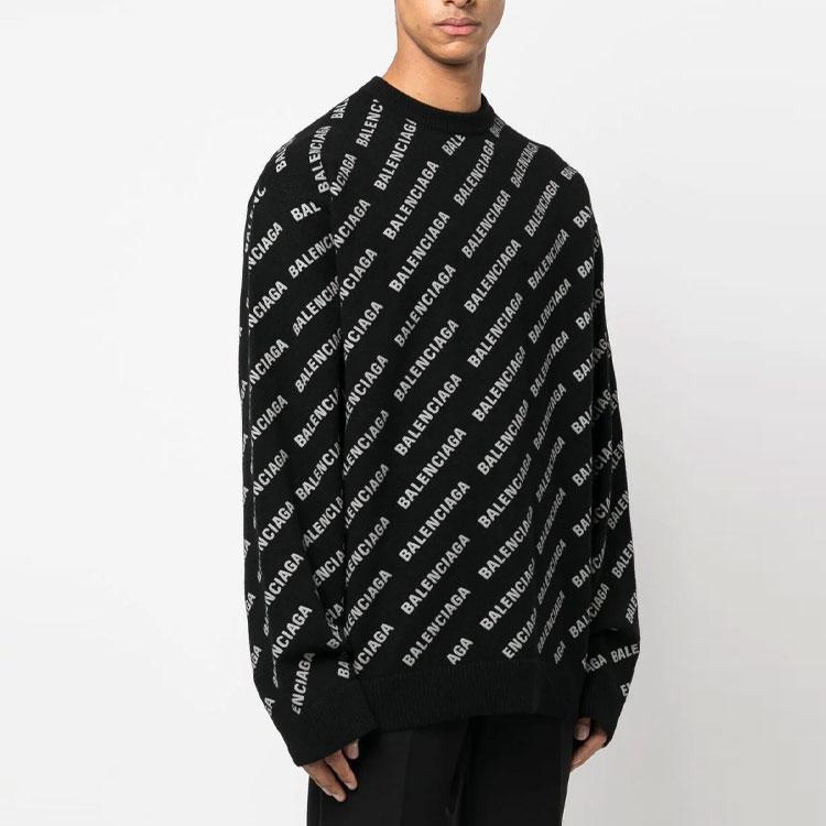 Balenciaga SS23 Cashmere Sweater Men's Black 702959T41271000