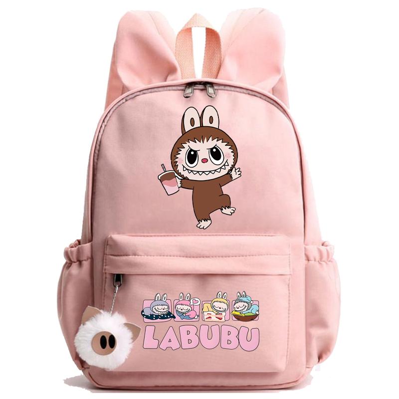 Roztomilý potištěný batoh Student Dospívající Dívka Chlapec Kreslená školní taška Dětská ležérní taška Dětský dárek k narozeninám Dámská cestovní taška Ruksak