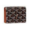 Goyard MALESHERBES Y-Logo All-Over Print Flap Clutch Canvas and Leather Combination Unisex Couple's Style Brown