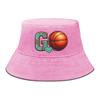 Bucket Hat With "GO" Basketball Print , Sun Cap Trendy Spring Fashion Fishing Hat