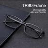 New Titanium Reading Glasses Men Women TR90 Anti-Blue Ray Full Frame Computer Spectacles Diopter +1.0 +4.0 Presbyopic Glasses