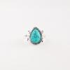 Natural Blue Turquoise Gemstone 925Sterling Silver Jewelry Handmade Ring For Her RR-57-25