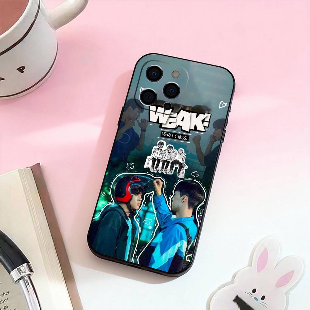 W-Weak H-hero Class Wallpaper   Phone Case For iPhone 17,16,15,14,13,12,11 Plus,Pro Max,Soft Silicone Black Cover
