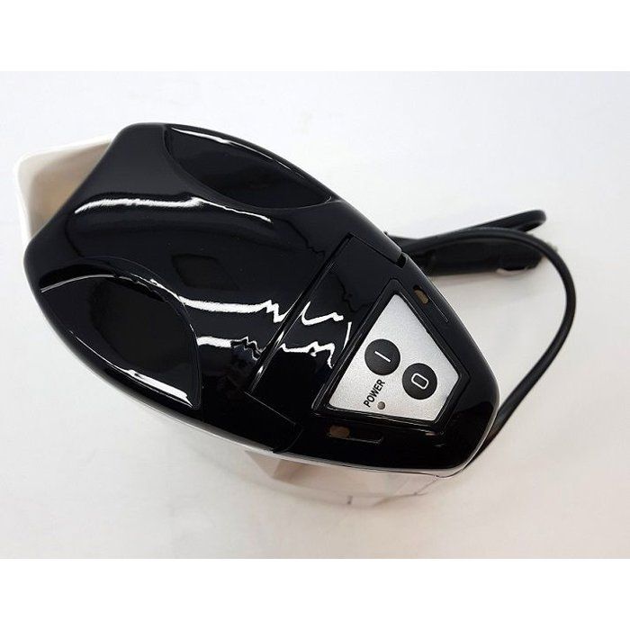 Bouilloire électrique 24V - HTC EQUIPEMENTS - 1 litre- 250W - corps blanc et couvercle noir