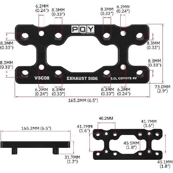 Engine Valve Spring Compressor Tool Compatible with Modular Ford F-150 5.0L Mustang Coyote 4 Valve Engine Trac Magnetic Screw Retainer Black