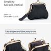 Keys/Lipsticks/Earphone Kiss Lock Leather Wallet Jewelry Bag Small Item Bag Mini Coin Purse  Girls