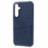 For Samsung Galaxy S24 Case Anti-Drop PU+PC Phone Cover with 2 Card Slots
