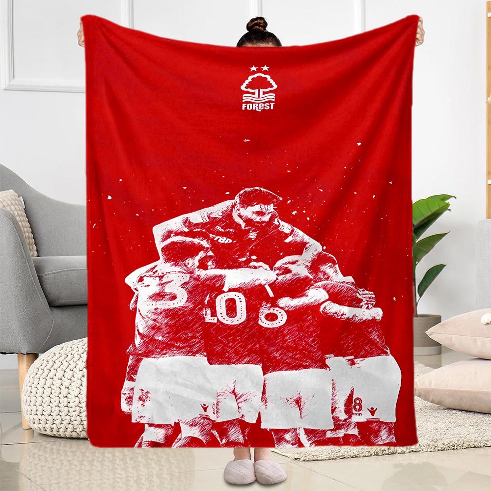 Tree Forest Logo Blanket Warmthful Decor Great for Couch Chair Picnics for All Occasions Stylish Decor Perfect Gift for Relatives and Friends