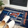 Custom NameDetroit Tigers Emblem Carpet, Indoor Rug, Chair Rug, Living Rooms, Doormat Made From Polyester Home Decor Birthday Christmas Gifts