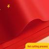 National Day China Five-Star Red Hand-Waving Flag with Pole, No. 7 & No. 8 Sizes, for School Celebrations, Waterproof.