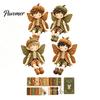 Handmade Fairy Boy Doll Set Boys Patchwork DIY Kit, Fabric Sewing Make 4 Family Weekend Activity Kits Boys, Craft Kit for Adults, Gift, Home Tabletop