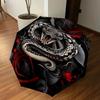 1PC Snake Rose Umbrella-8-Rib Reinforced Portable Folding Travel Suitable for All Seasons Outdoor Daily Use-H0392