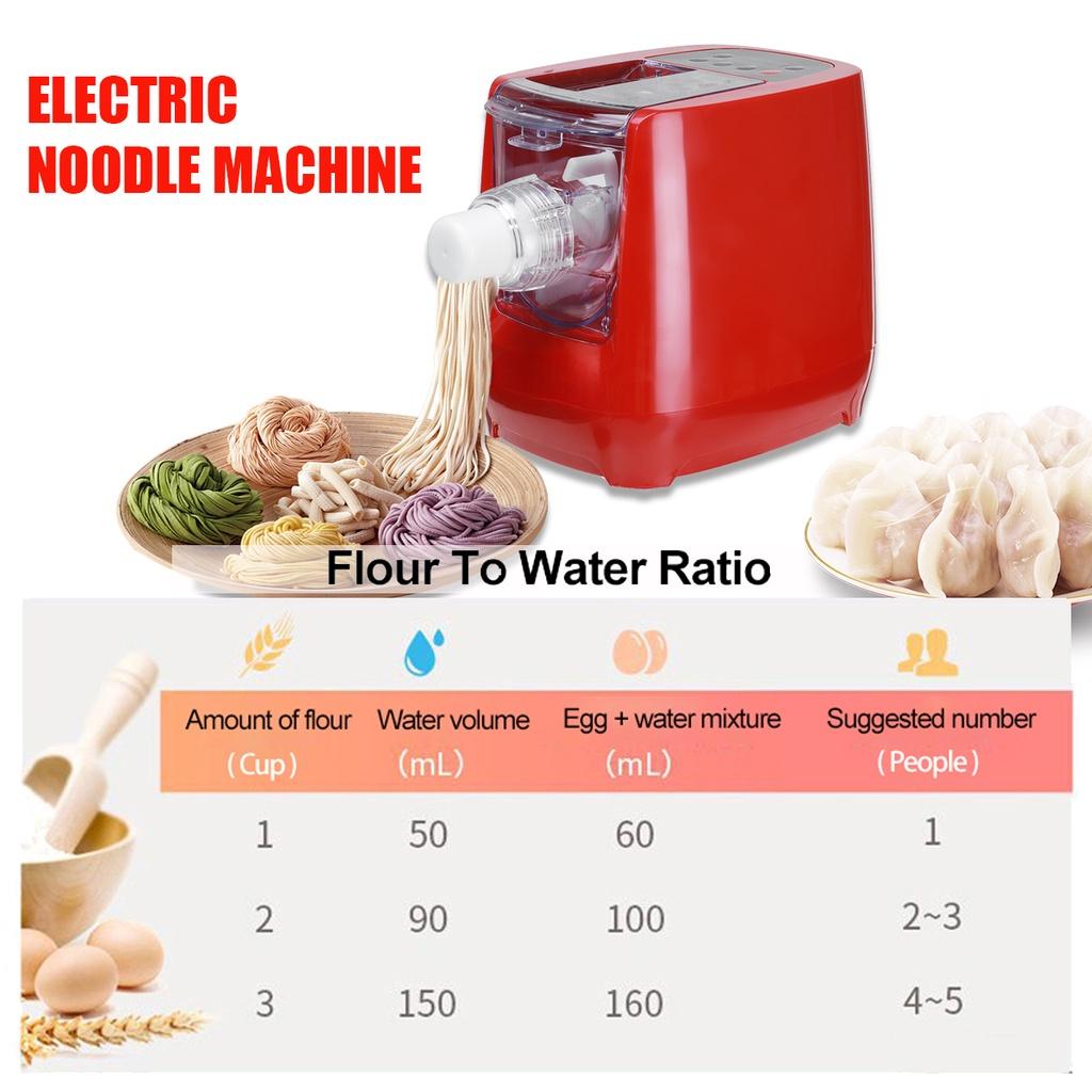 260W Household Multifunctional Automatic Pasta Maker Vegetable Noodle Press Machine Dumpling Spaghetti Cutter Noodles Dough Blender