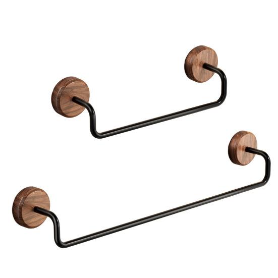 1/2Pcs Modern Style Bathroom Towel Hanger Anti-Rust Simple Installation Wall Mounted Single