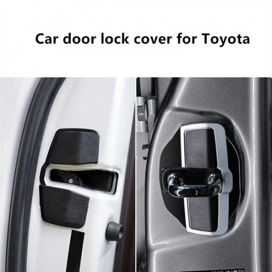 Car Door Lock Stabilizer Protector Lock Buckle Cover Fit For Lexus Toyota Series