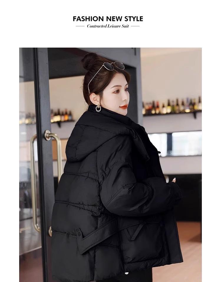 Women’s Short Hooded Windproof Thicken Warm Winter Jacket 4 Colors