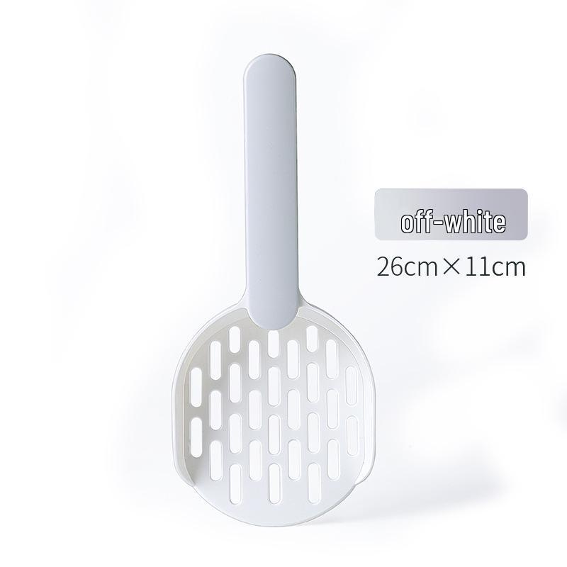 Large Thickened Cat Litter Scoop with Fine Holes - Durable Poop Scooping Tool for Pet Cleaning