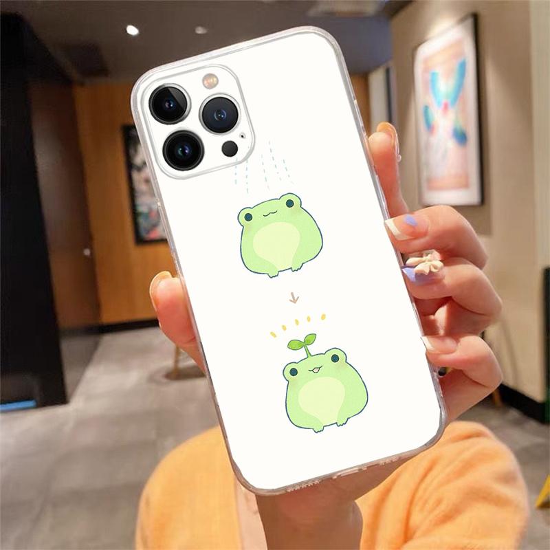 Phone Case For iphone 17 Air 17 Pro Max 16 15 14 13 Pro Max 15 16 Pro 15Plus Frog