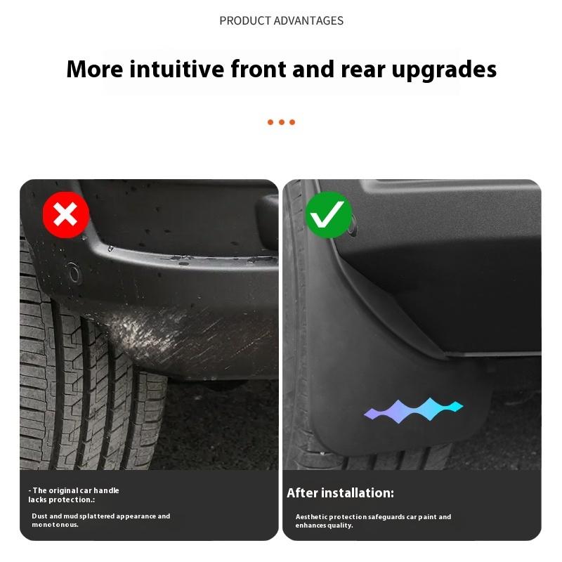 For Fang Cheng Bao 5 Leopard 5 Mud Flap Liner Off-Road Vehicle Accessories Anti-Mud and Sand Exterior Decoration Modification