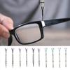 Schraubendreher-Set für Brillenreparatur, rutschfester Griff, Stahlkopf, tragbares Werkzeugset kompatibel für Sonnenbrillenwartung