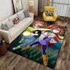 Anime Style Battle Scene Carpet suitable as a non-slip mat for the living room or bedroom sofa