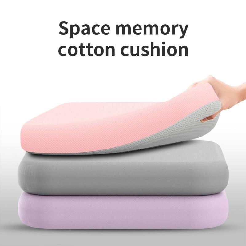 Ergonomic Memory Foam Seat Cushion Office Chair Car Seat Pad Breathable Design For Long Sitting Comfort & Lumbar Support