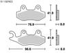 Kitaco 777-0611070 Pastiglia Freno SBS 611SI Sinterizzata YZ250 RM250 D Tracker KX250 ecc.