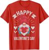 Happy Valentine's Day Gnome Holding Heart T-Shirt