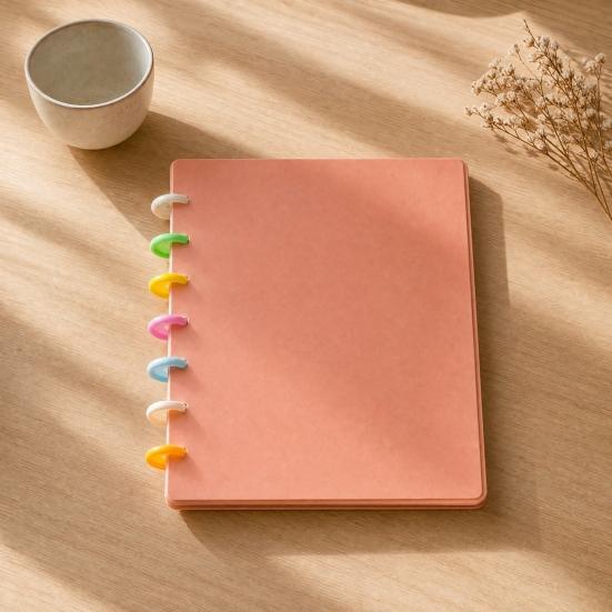 Pilzloch-Album, 3-Zoll-Foto-Karten-Organizer mit klaren dicken Seiten, bunter Druckknopfverschluss, stilvolle Morandi-Farben, perfekt zum Sammeln