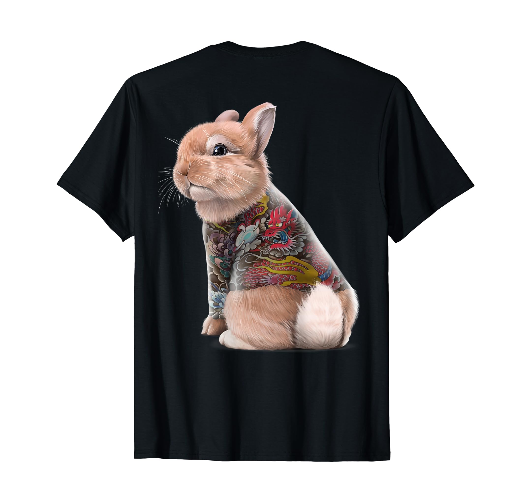 

Traditional Japanese Dragon Tattoo by Irie Sumi Dwarf Rabbit T-Shirt чёрный