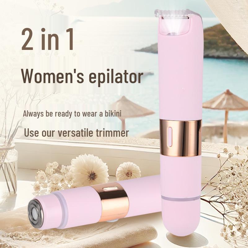 PRITECH Women's Electric Shaver: Dual-Head Body and Leg Hair Trimmer