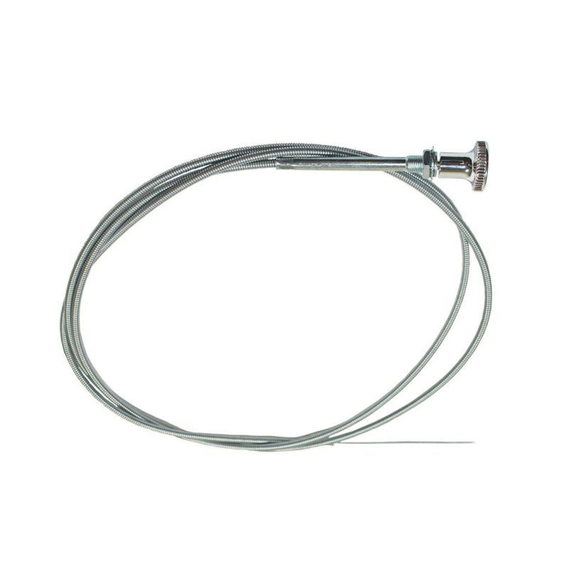 A20K-Chrome Universal 6 Ft Push Pull Choke Throttle Cable Part For Hot Rat Rod Holley Edelbrock