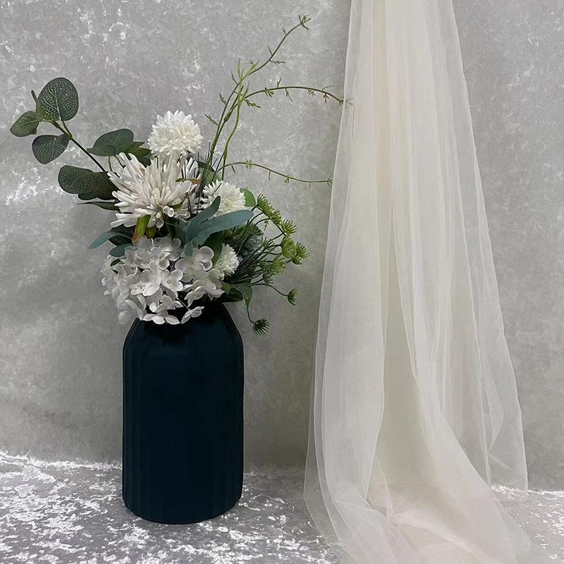 Green Soft Yarn Curtain Net for Kindergarten Decoration, Scene Layout, Wedding Backdrop, and Dress Fabric