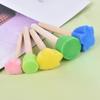 5Pcs Creative Sponge Brush Children Art DIY Painting Tools Mushroom Brush