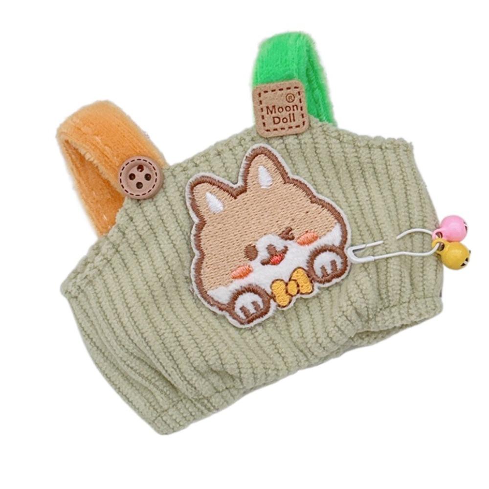 

Dog Labubu Plush Doll Outfit Strap Pants Mini Cotton Doll s Clothes Cotton Doll Accessories Style B