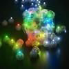100/10PCS Mini LED Balloon Lights Colorful White Warm Tumbler Round Ball Lamps for Balloons Lantern Birthday Wedding Party Decor