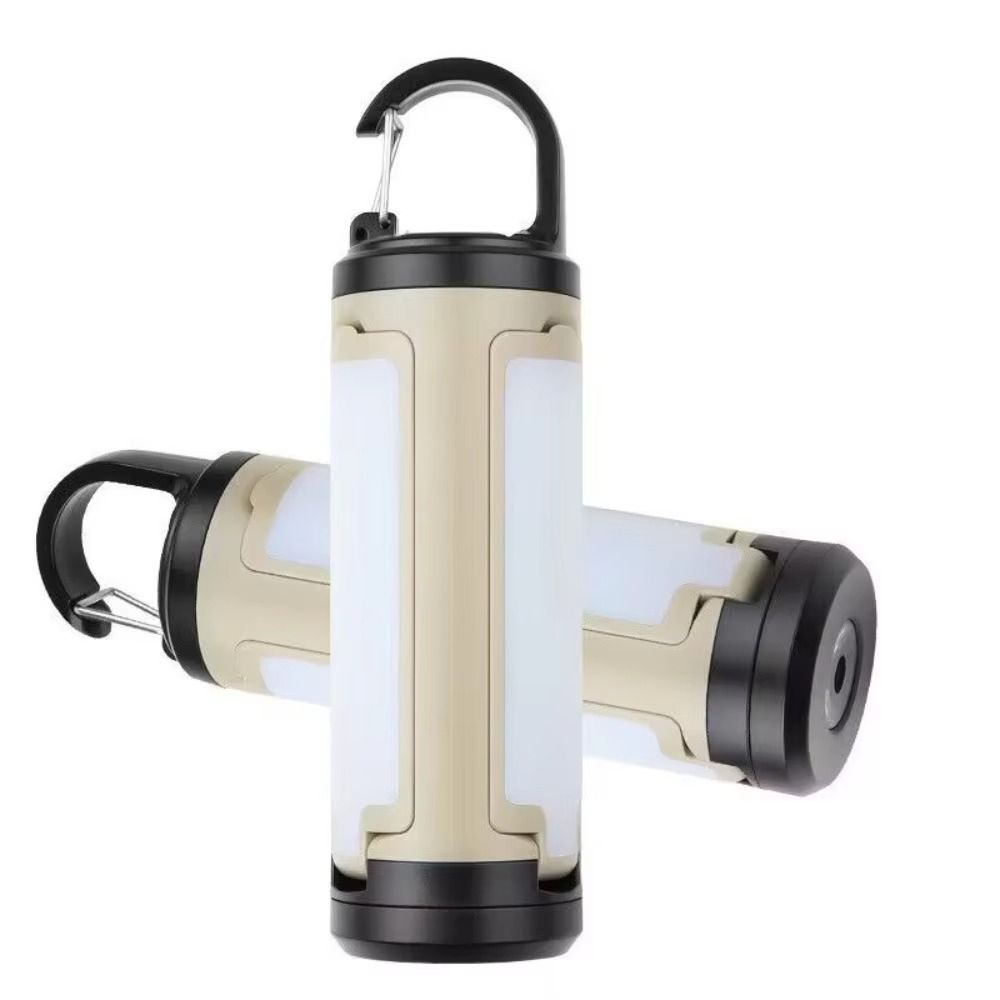 Brightness Adjustable LED Tent Light 3 Leaf Foldable Rechargeable Lantern  Outdoor Camping