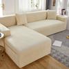 Jacquard Sofa Covers 1/2/3/4 Seats Solid Couch Cover L Shaped Thicken Sofa Cover Protector Bench Covers
