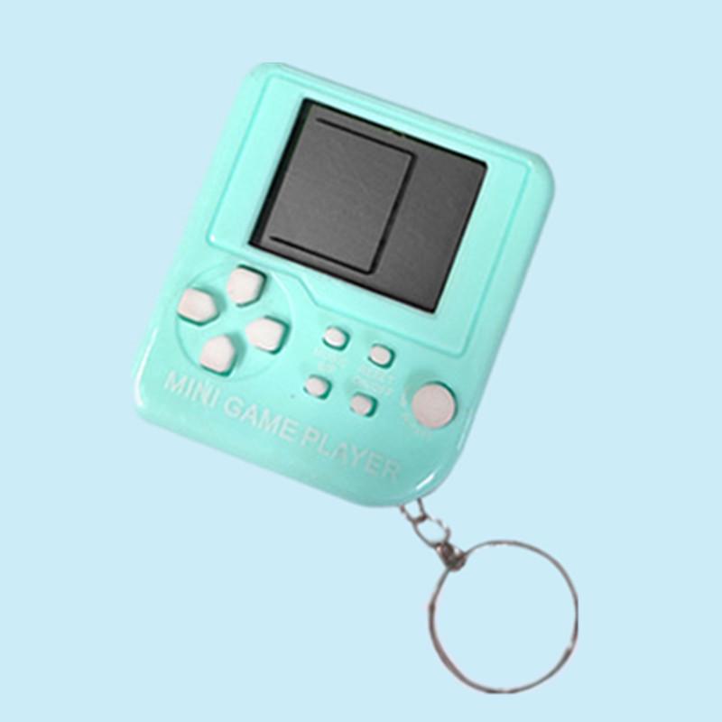 Handheld Mini Tetris Game Console Keychain - Nostalgic Decompression Toy & Creative Gift