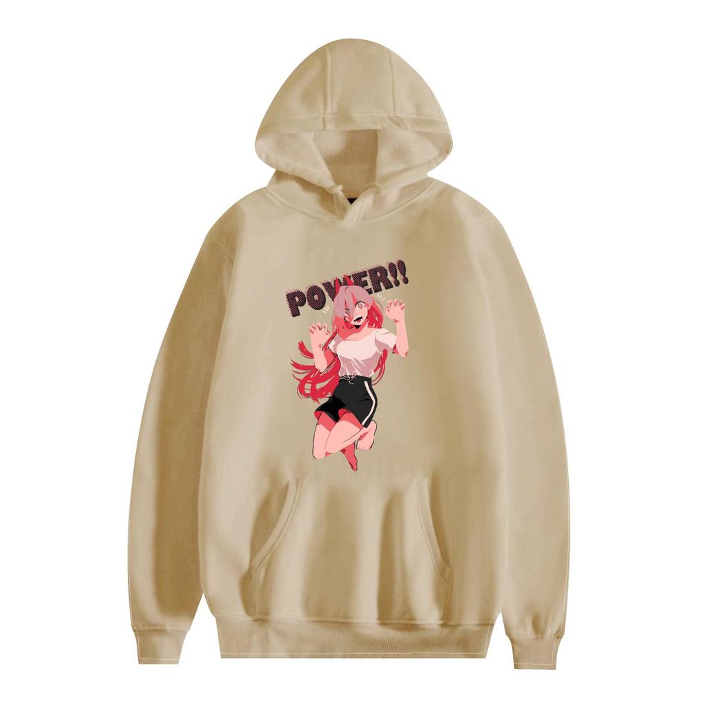 New Fashion Chainsaw Man Hoodies Cartoon Printed Sweatshirts Casual Long Sleeve Tops for Men Women