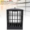 Lockable Design Cell Phone Jail Key Lock Black Grey Mobile Phone Prison Time Management All Black Smartphone Storage Cage