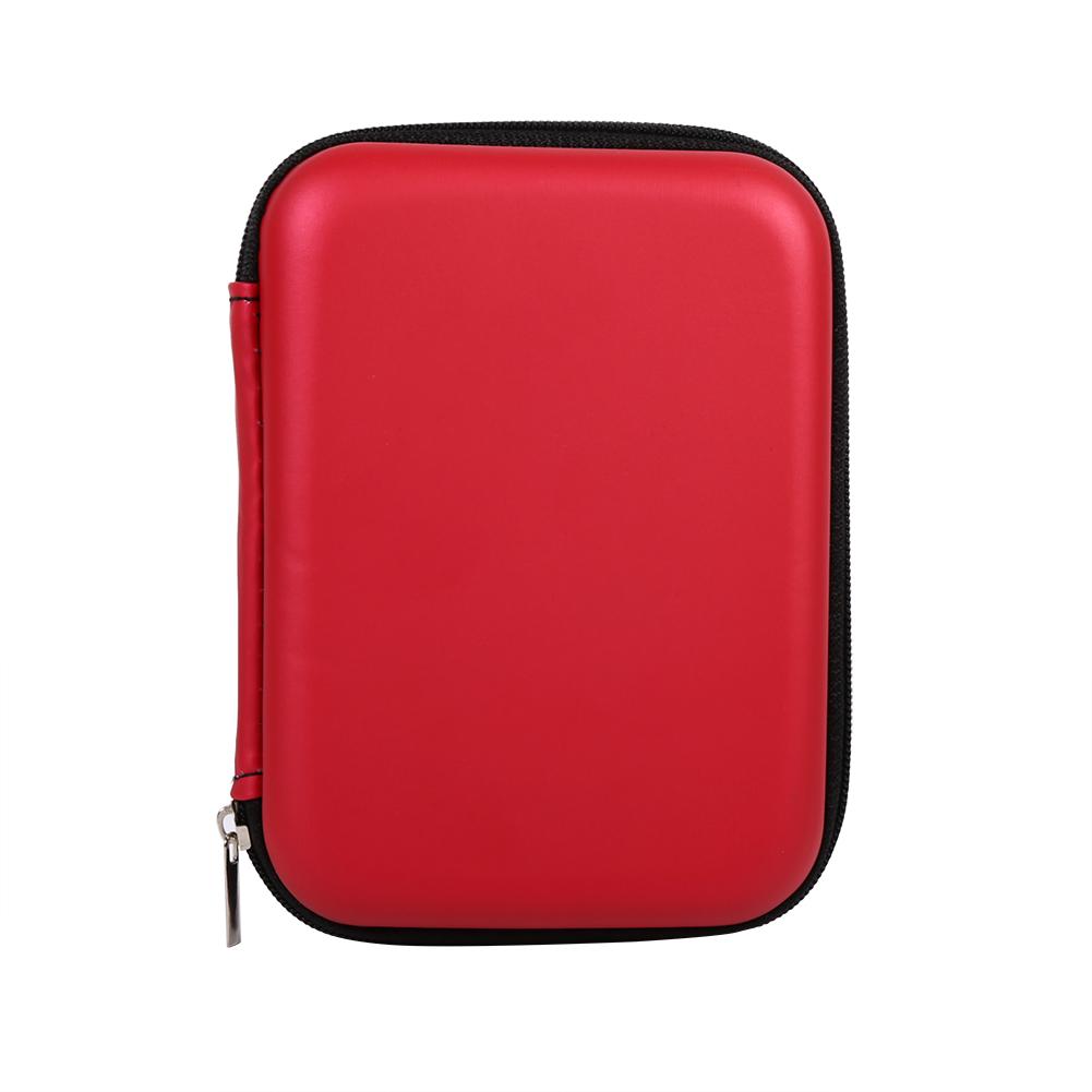 Digital Accessories Cable Earphone Storage   USB Flash Drive Case Bag Hot (Dark Blue)