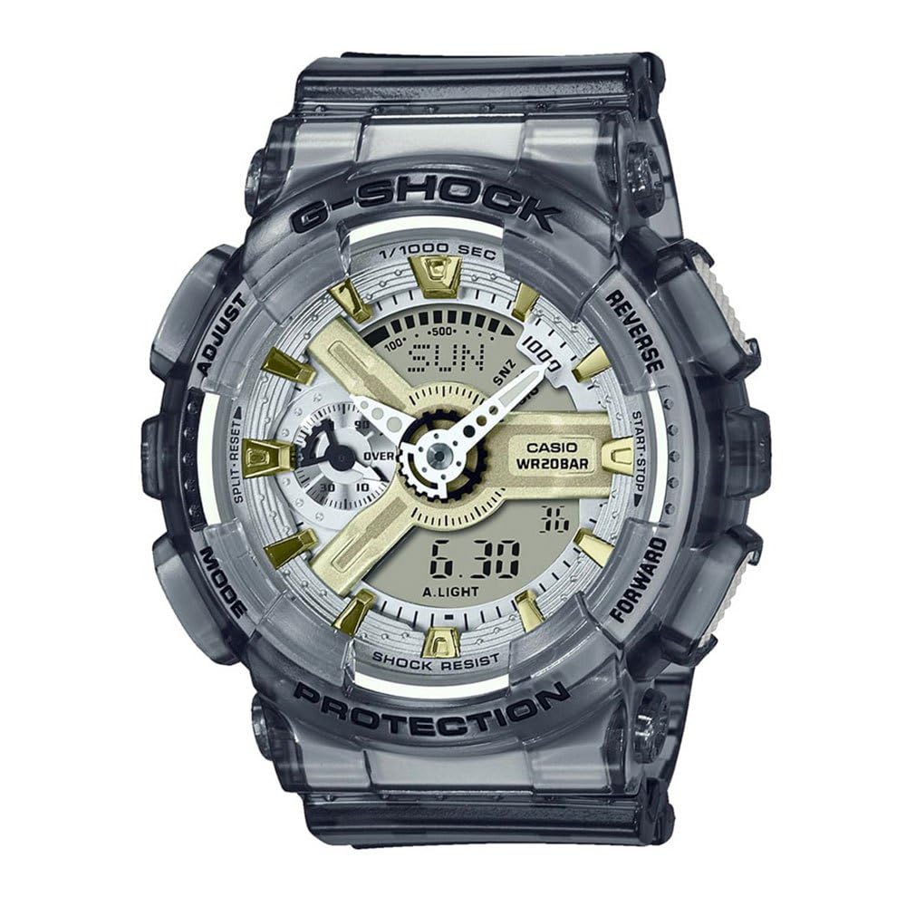 Casio G-SHOCK S Series Quartz Watch GMA-S110GS-8AER Resin Strap Unisex Gray