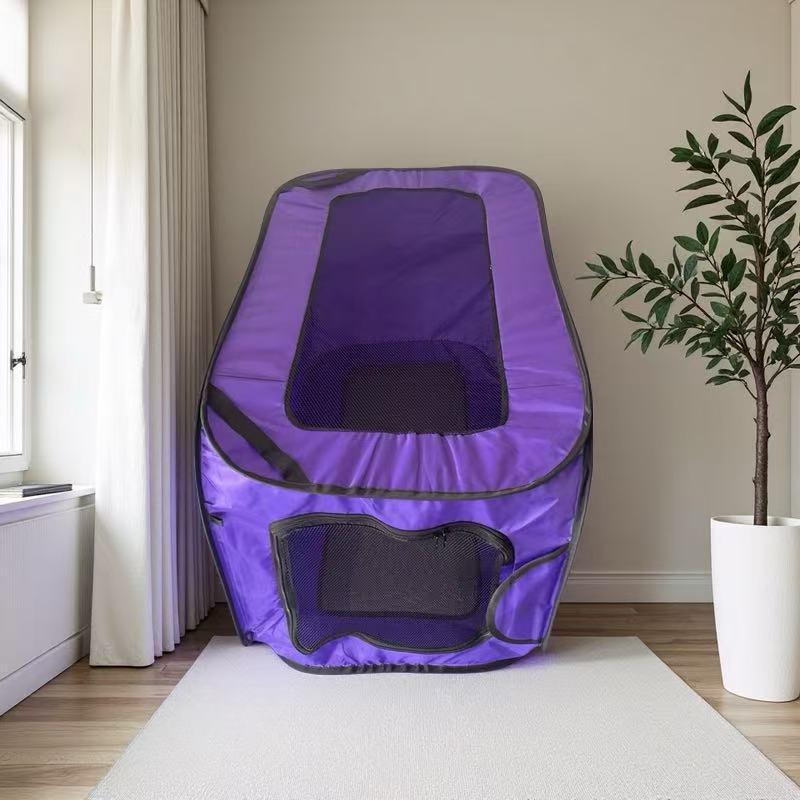 Großer Faltbarer Haustierkäfig & Bett: Geeignet für Hunde und Katzen, Outdoor-Zelt & Aufbewahrung, Haustierlaufstall