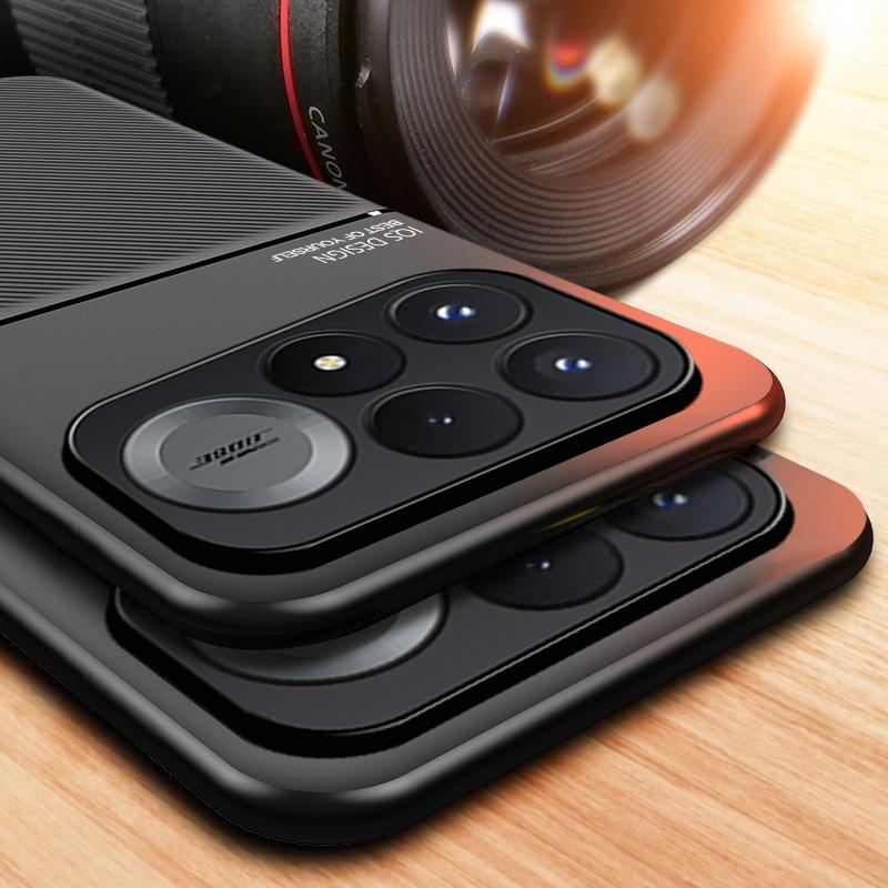 Soft Leather TPU Frame Lens Protect Back Cover For Xiaomi Poco F9 Ultra F9Ultra Case Car Magnetic Holder Funda Coque