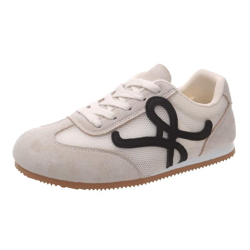 

Mesh breathable German training shoes women s 2025 new spring and summer thin little white shoes sports and leisure women s shoes Forrest Gump shoes 35 чёрный