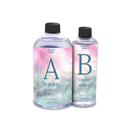 Rășină Cristal Nouă Definiție Înaltă Clar 3:1 Adeziv Epoxidic AB Handmade DIY Ultra-Clar Adeziv Gem Rășină Cristal 1 Kg Pachet